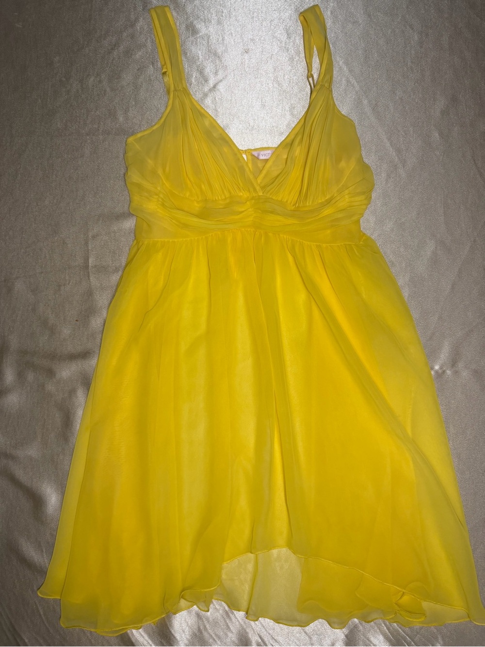 Vintage Victorias Secret Chemise M Lacy Sheer Mesh Sexy Lingerie Dress Babydoll